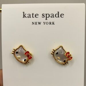 Kate Spade x Hello kitty earrings